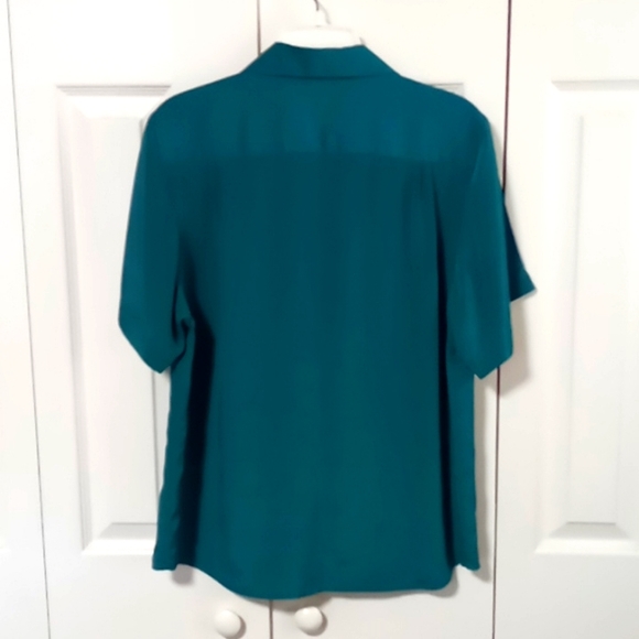 Vintage, Short Sleeve Blouse by David Matthew - Picture 7 of 7